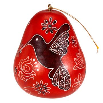 Pollinator Gourd Ornament - Assorted