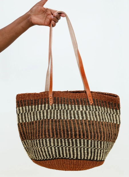 Woven Sisal Tote Bag