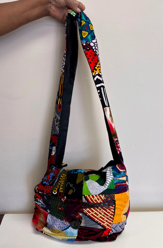 Patchwork Crossbody Sling Bag