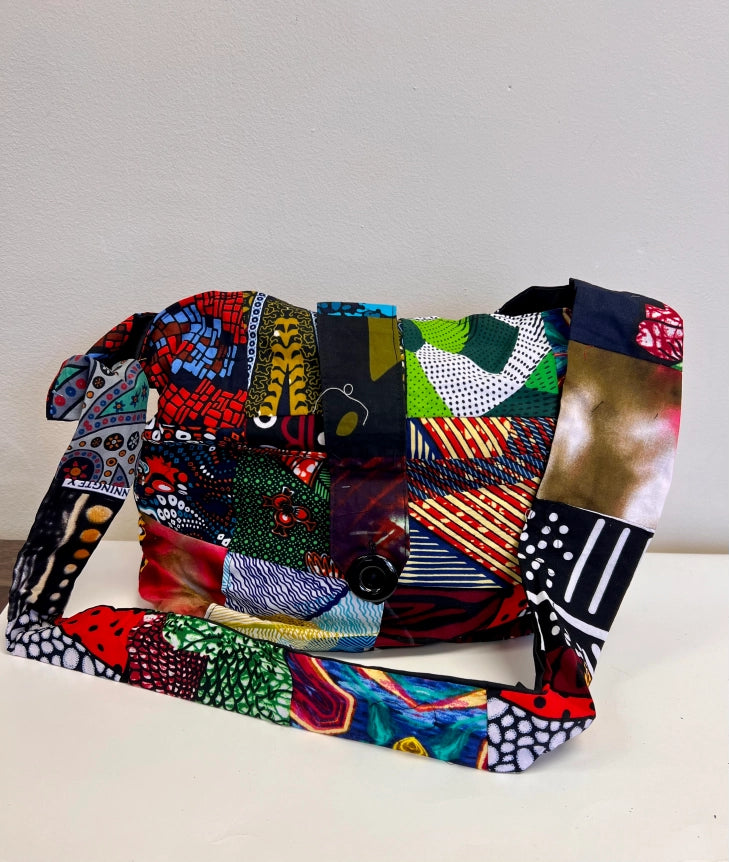Patchwork Crossbody Sling Bag