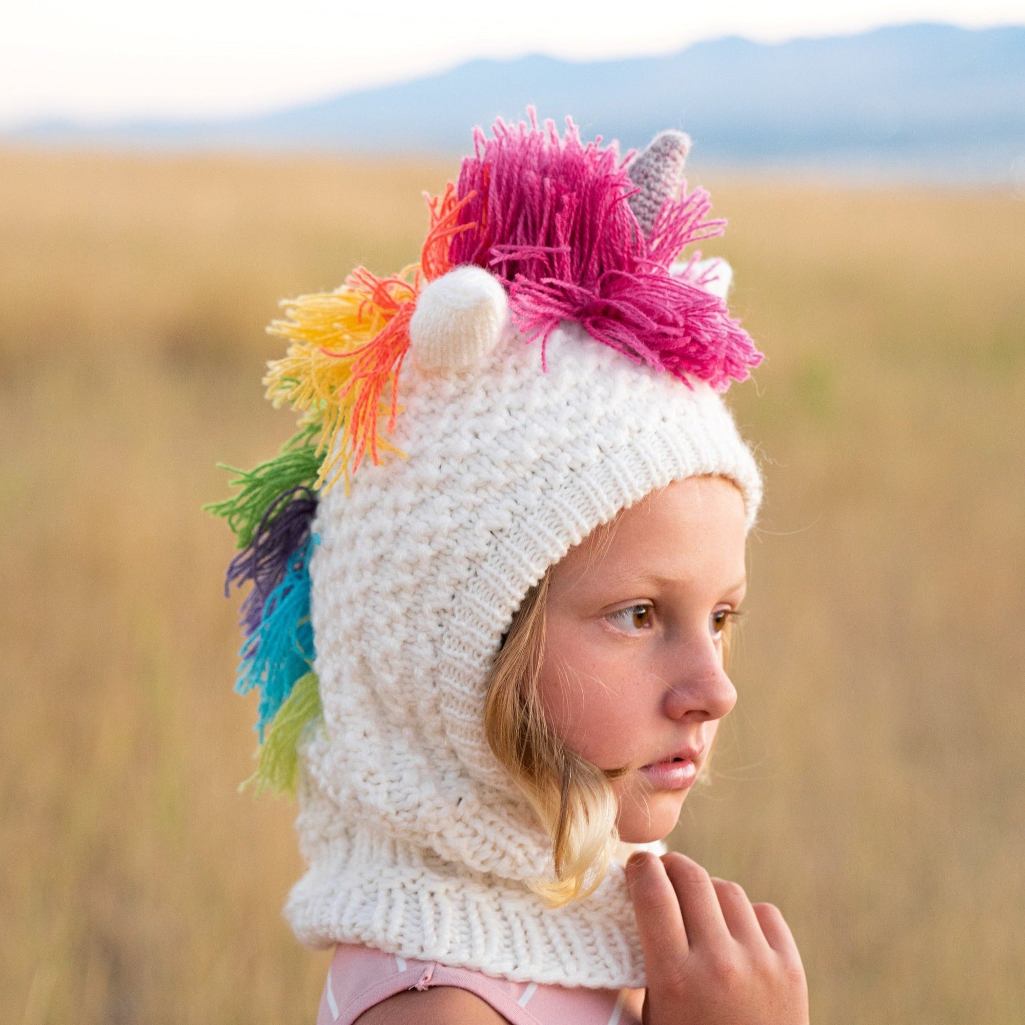 Kids Animal Alpaca/Acrylic Hat - Assorted