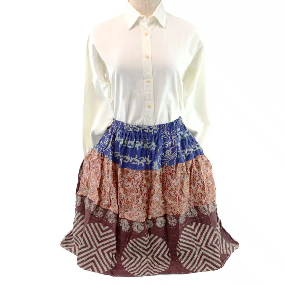 Kantha Pocket Skirt