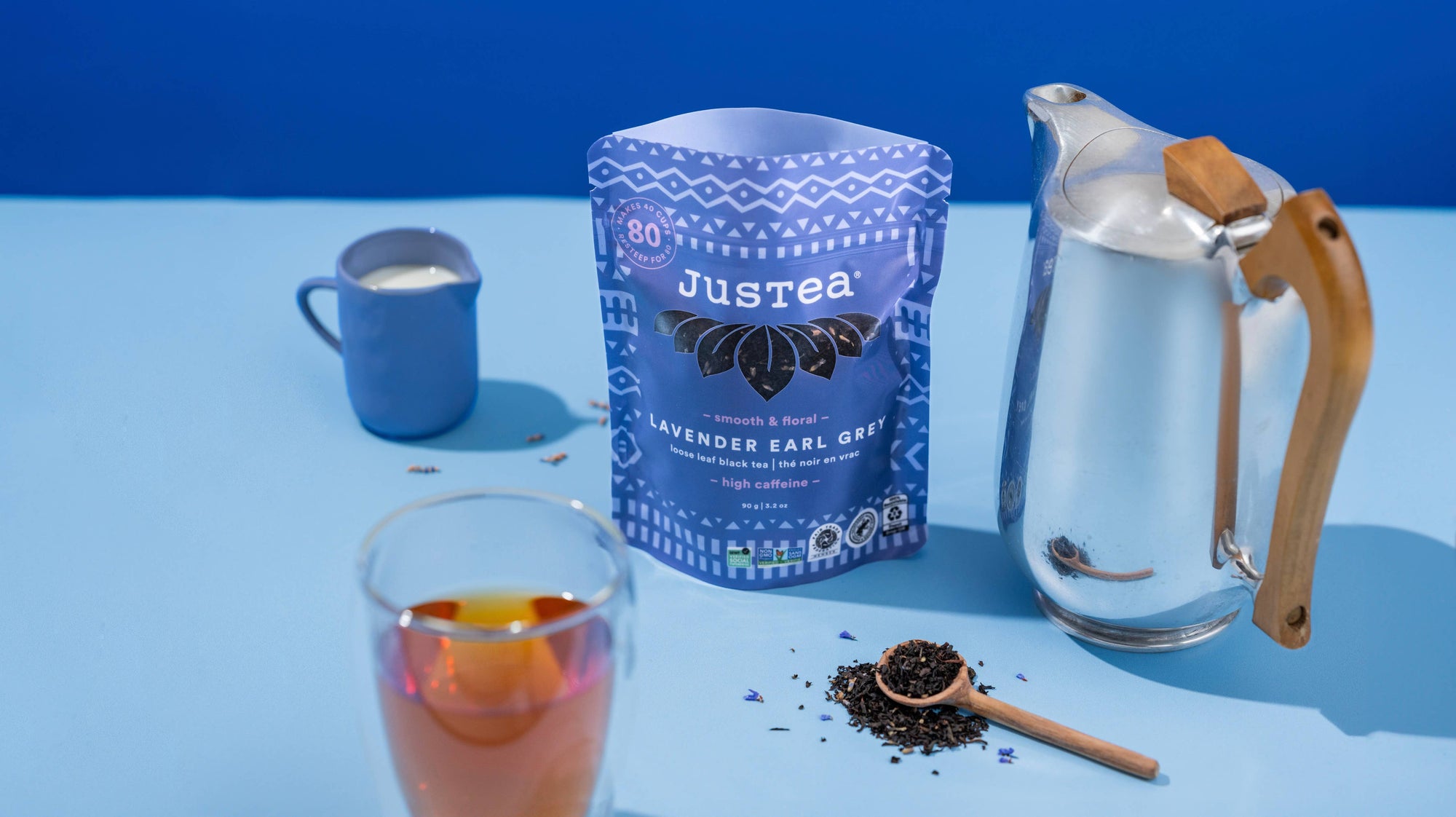 Lavender Earl Grey Stand-up Pouch - Fair-Trade, Black Tea