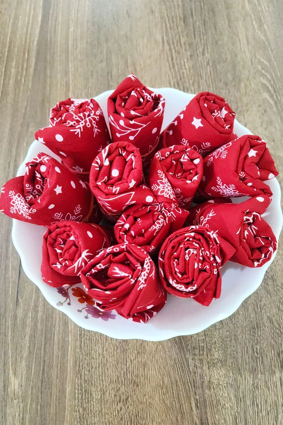 Red Holiday Napkin