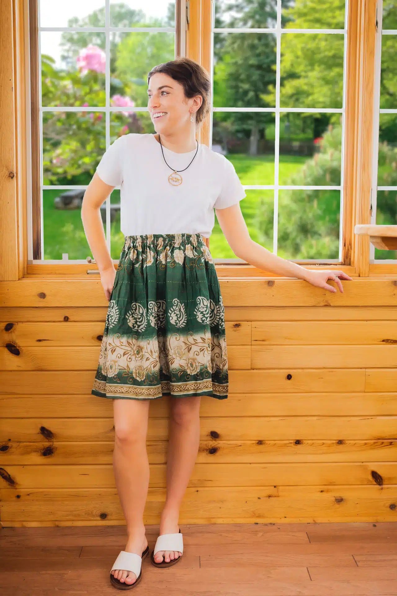 Reversible Kantha Skirt
