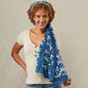 Blue/White Dragonfly Scarf 82&quot; L