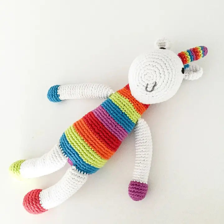 Small Unicorn Rattle Crochet