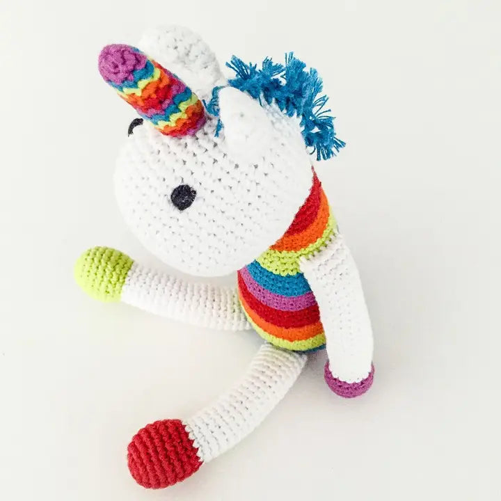 Small Unicorn Rattle Crochet