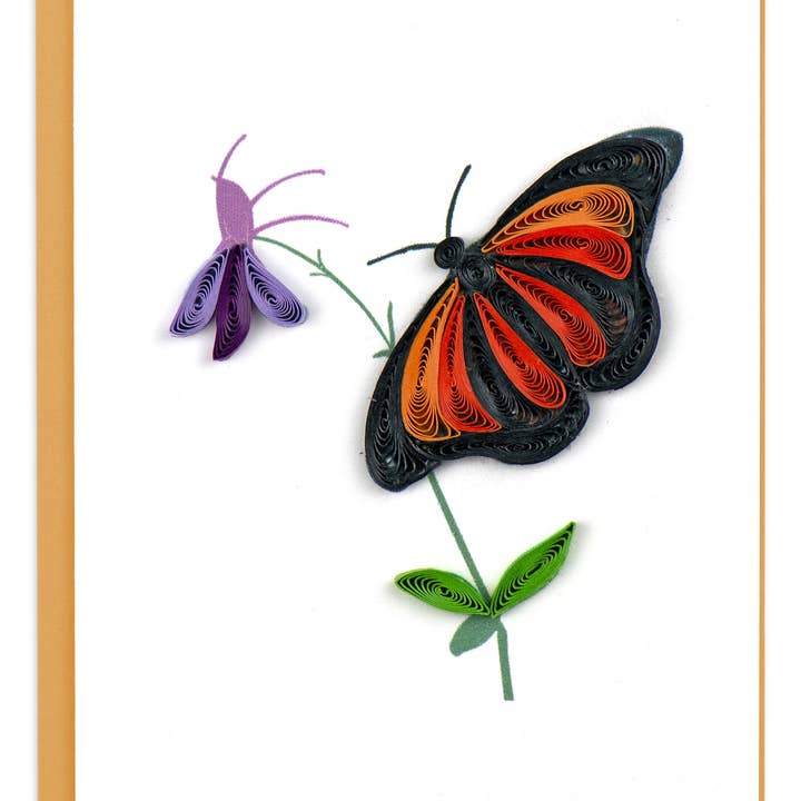Quilled Monarch Butterfly Gift Enclosure