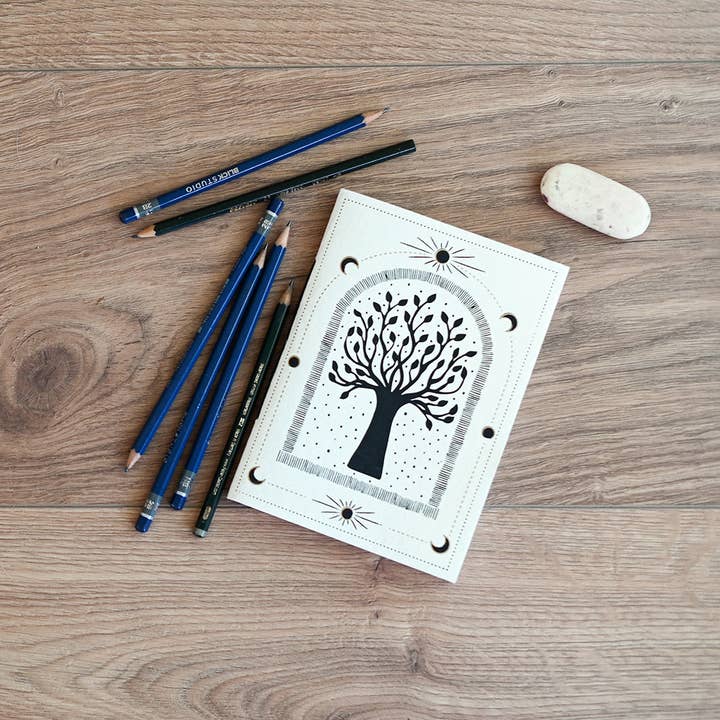 Tree Of Life Recycled Paper Journal