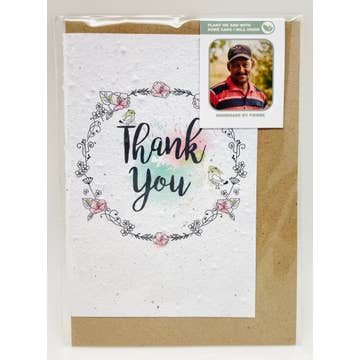 Thank You Growing Paper Card