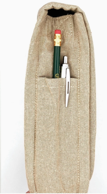 Embroidered Monarch Butterfly Cotton Crossbody Bag