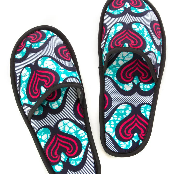 Ankara Cloth Slipper (Extra Large) - Assorted