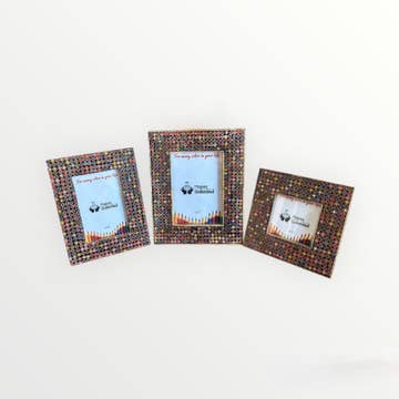 Recycled Pencils Frame (4&quot; x 6&quot;)
