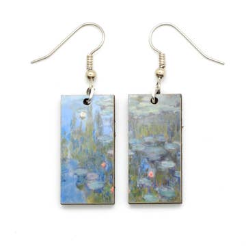 Images of Art Laser Cut Eucalyptus Earrings