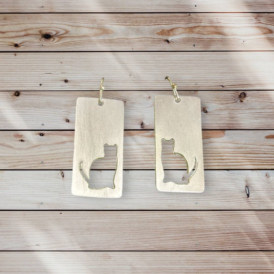 Cat Cutout Earrings