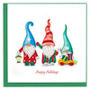 Holiday Gnomes Quilled Card