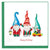Holiday Gnomes Quilled Card
