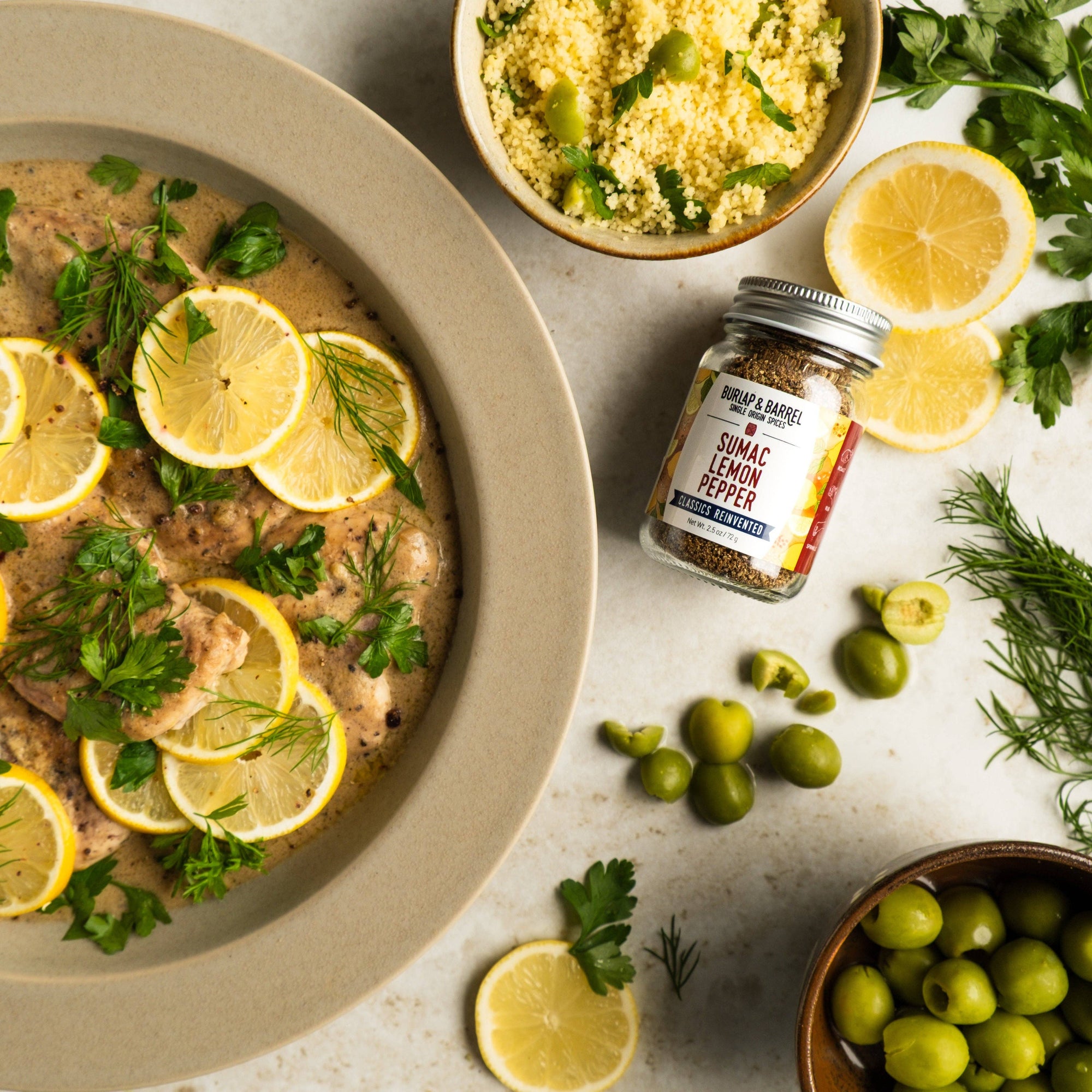 Sumac Lemon Pepper- Single Origin Spice &amp; Seasoning Blend