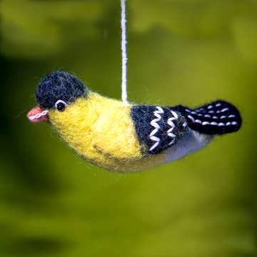 Goldfinch Felt Ornament