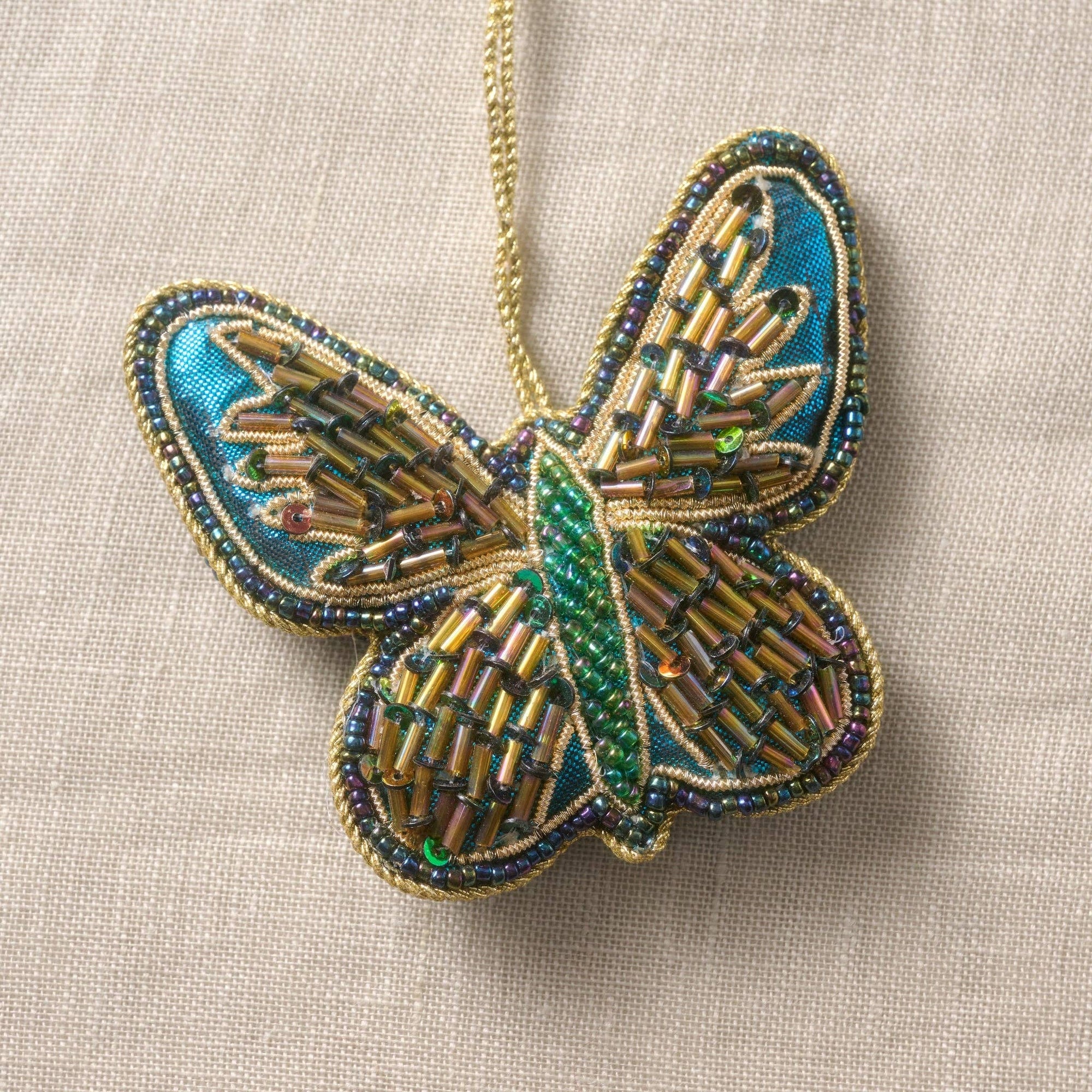Beaded Butterfly Ornament