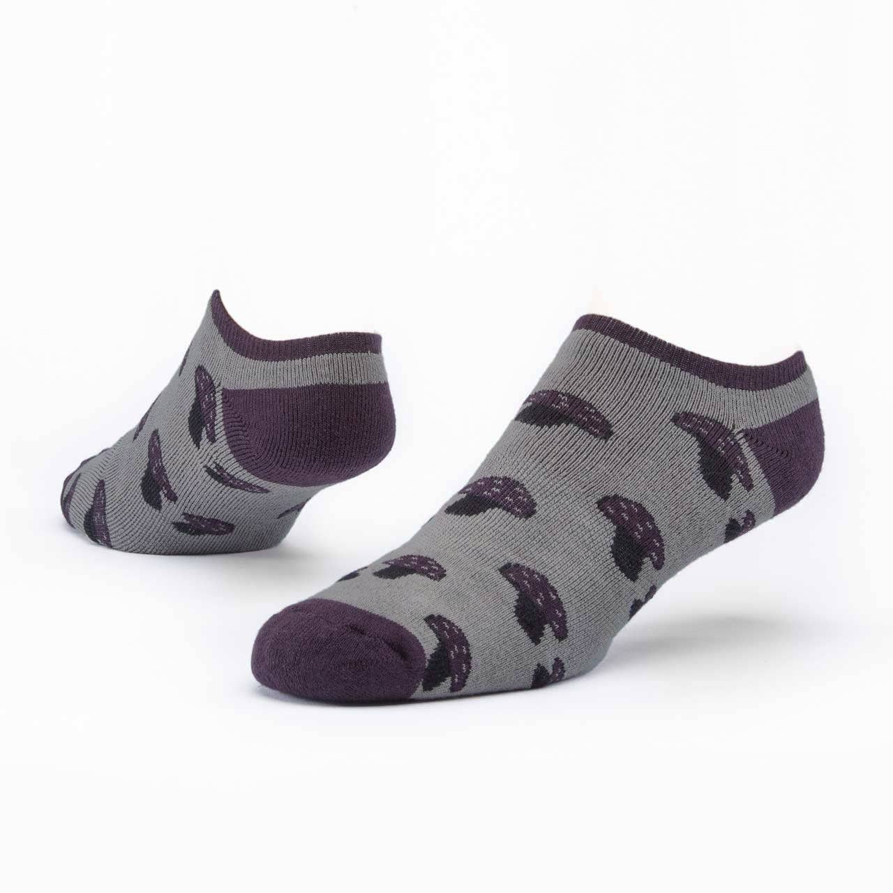 Taupe Mushroom Organic Cotton Footie Socks
