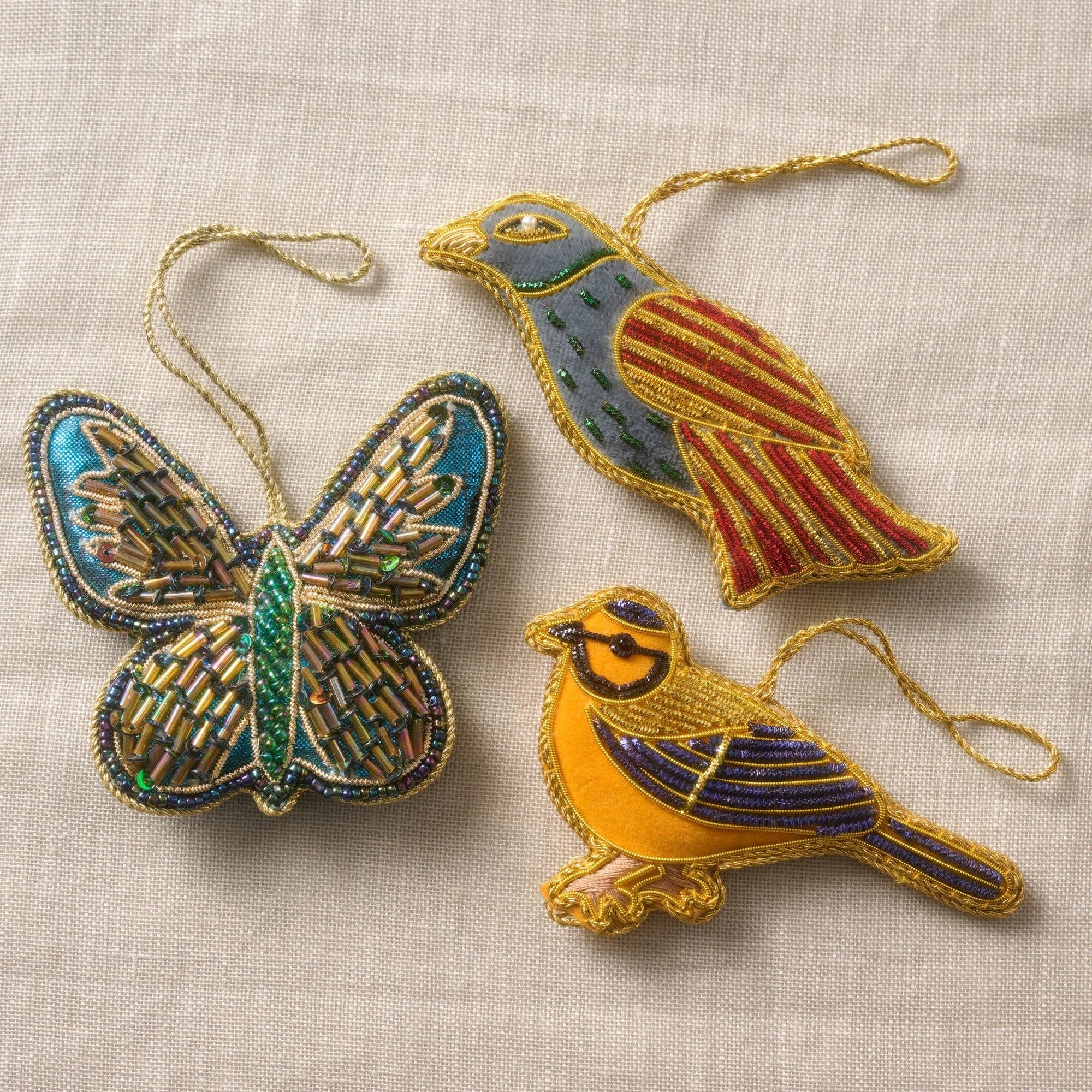 Beaded Butterfly Ornament