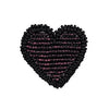 Beaded Heart Pin (2&quot; L)