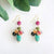 Kantha Tiered Droplet Earrings