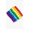 Rainbow Felt Ball Trivet (6&quot; Sq)