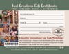 Just Creations Gift Certificate