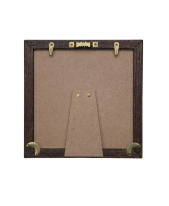 Striped Dark Red Oak Frame (6" x 6")