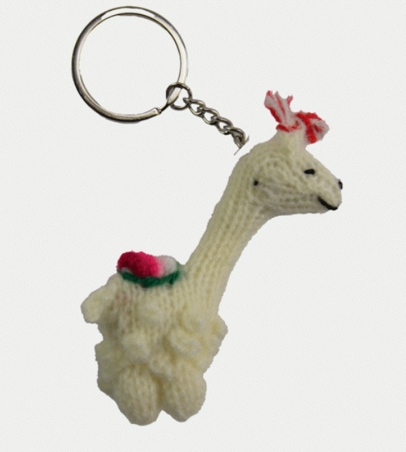 Handknit Animal Keychain