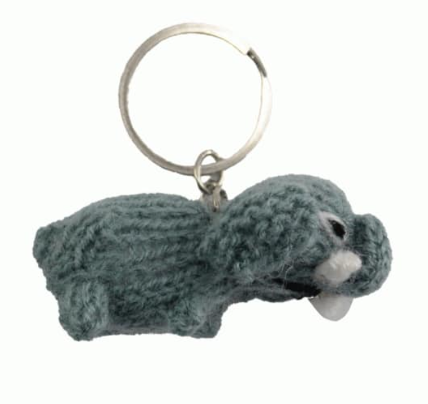 Handknit Animal Keychain