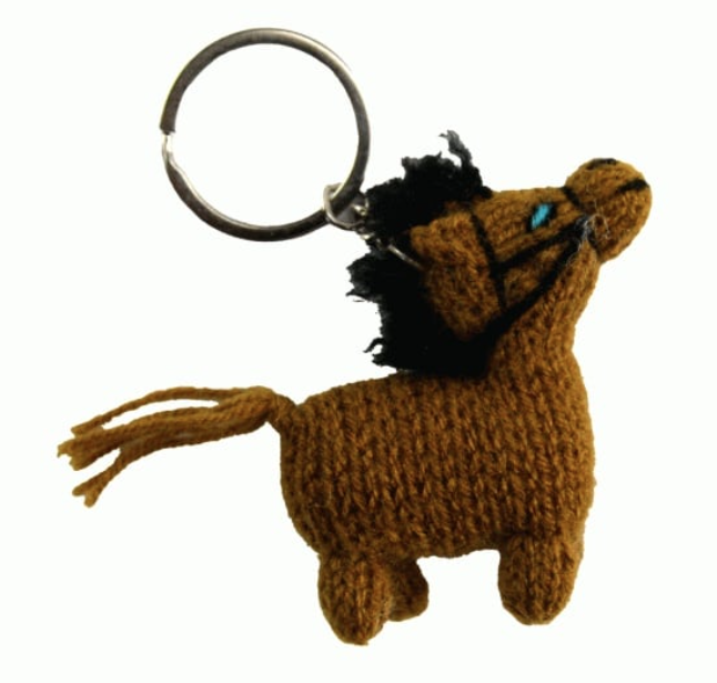 Handknit Animal Keychain