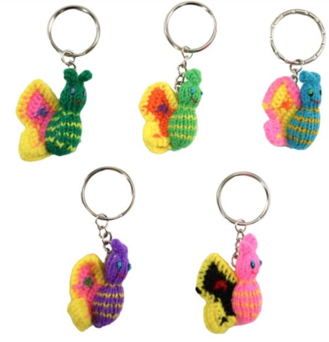 Handknit Animal Keychain
