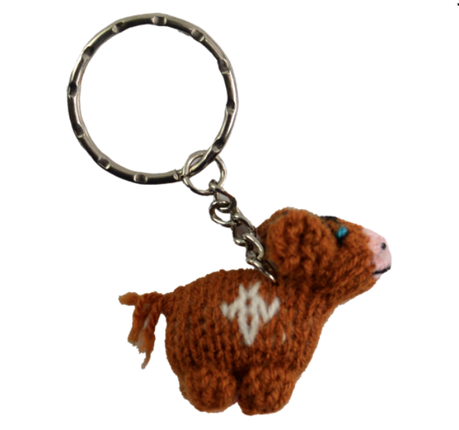Handknit Animal Keychain
