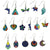 Vivid Alpaca Earrings - Assorted