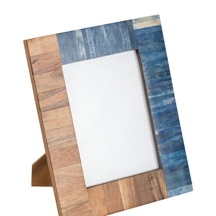 Wood &amp; Bone Picture Frame (5&quot; x 7&quot;)