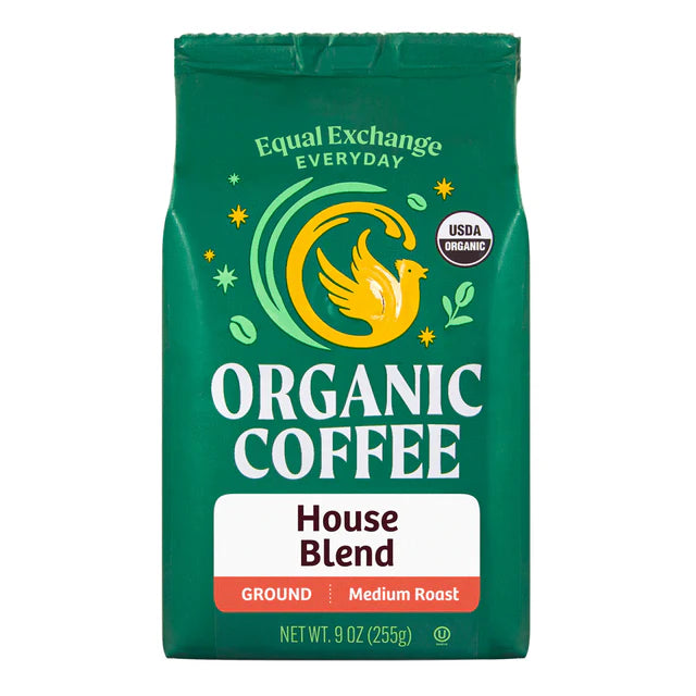 Organic House Blend Coffee, 9oz Drip Grind