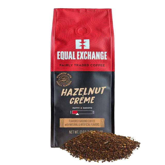 Hazelnut Cream Fair Trade Organic Coffee 12oz- Equal Exchange - Ground (Drip)