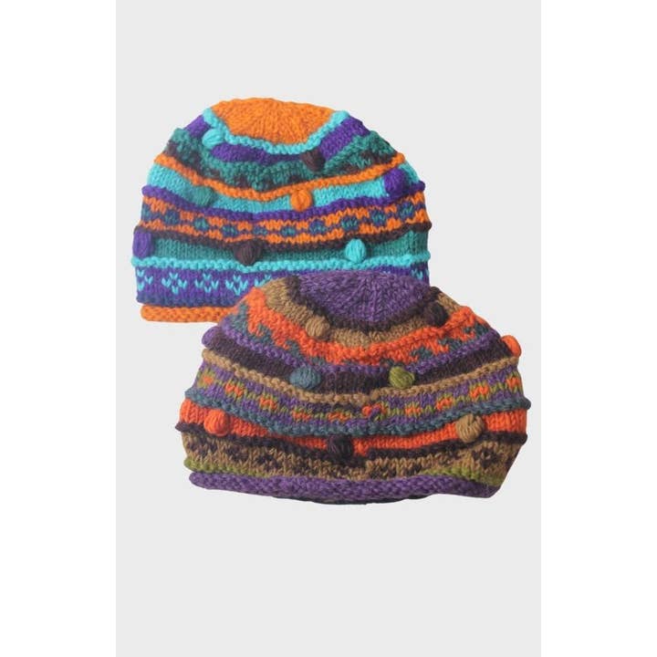Striped Wool Hat - Assorted