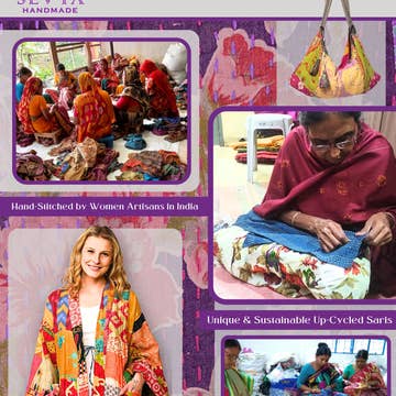 Kantha Tablerunner (70&quot; x 13&quot;)