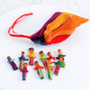 Worry Dolls in Woven Bag