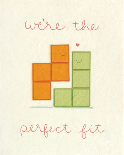 Perfect Fit Blocks Recycled Paper Card