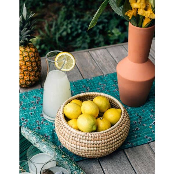 Kaisa Grass Basket Bowl (10&quot;D x 6&quot;H)