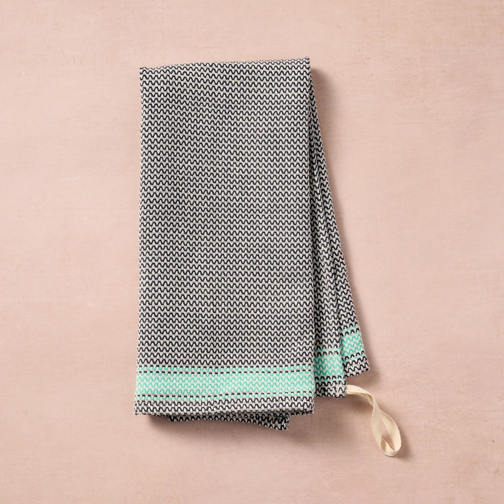 Blue & Aqua Cotton Tea Towel