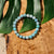 Blue Lava Rock Bracelet