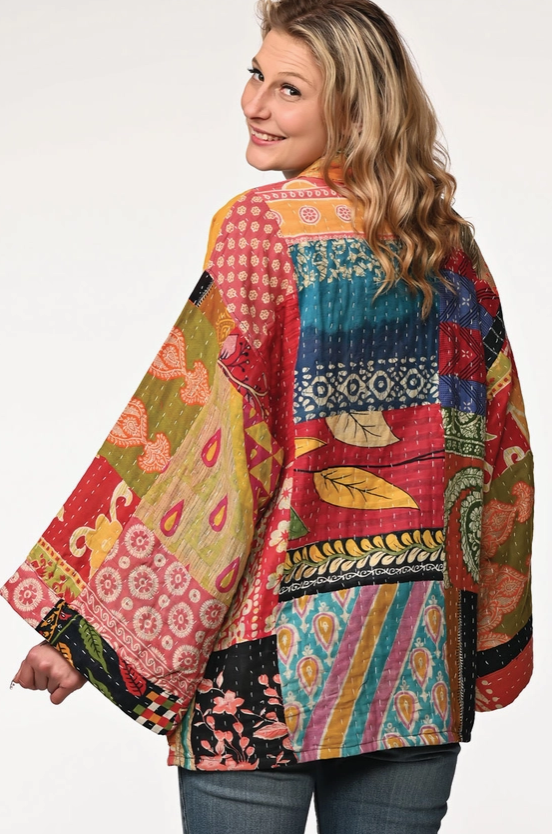 Kantha Kimono - Reversible