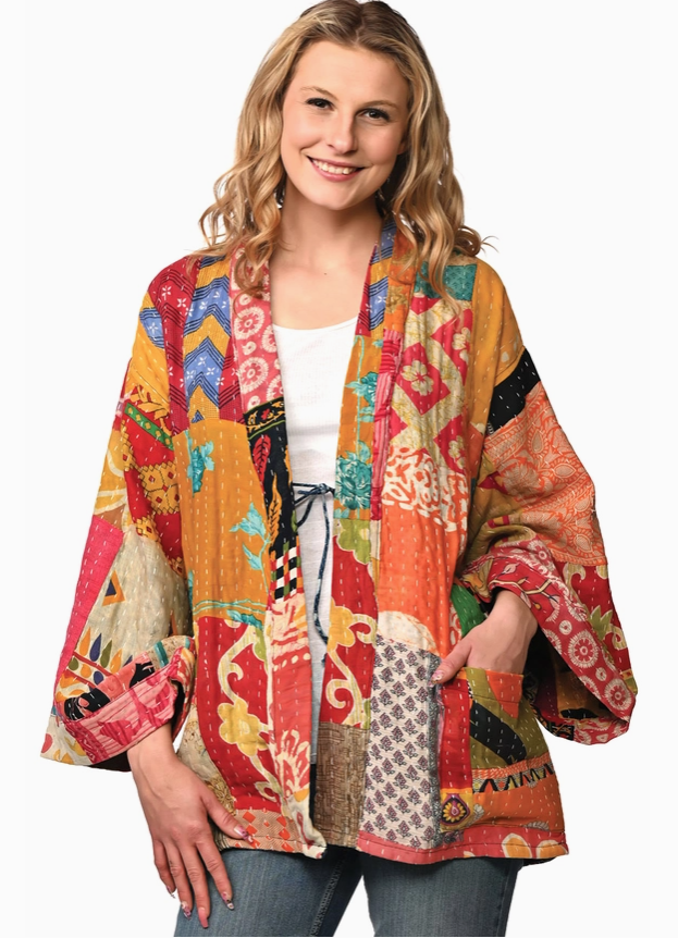 Kantha Kimono - Reversible